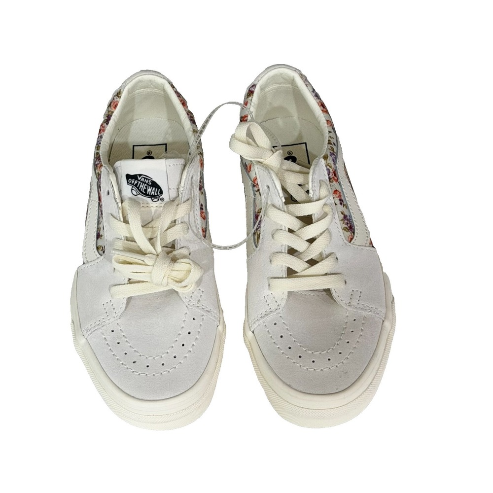 Vans SK8 Low White Floral Shoes‎ Unisex Men's Size 5.0 Women's Size 6.5 New